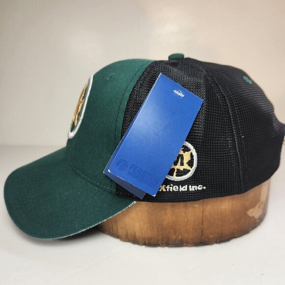 Fersten Maxfield Men's Hat Cap Two-tone Green and Black Mesh Back Adjustable New - Picture 9 of 12